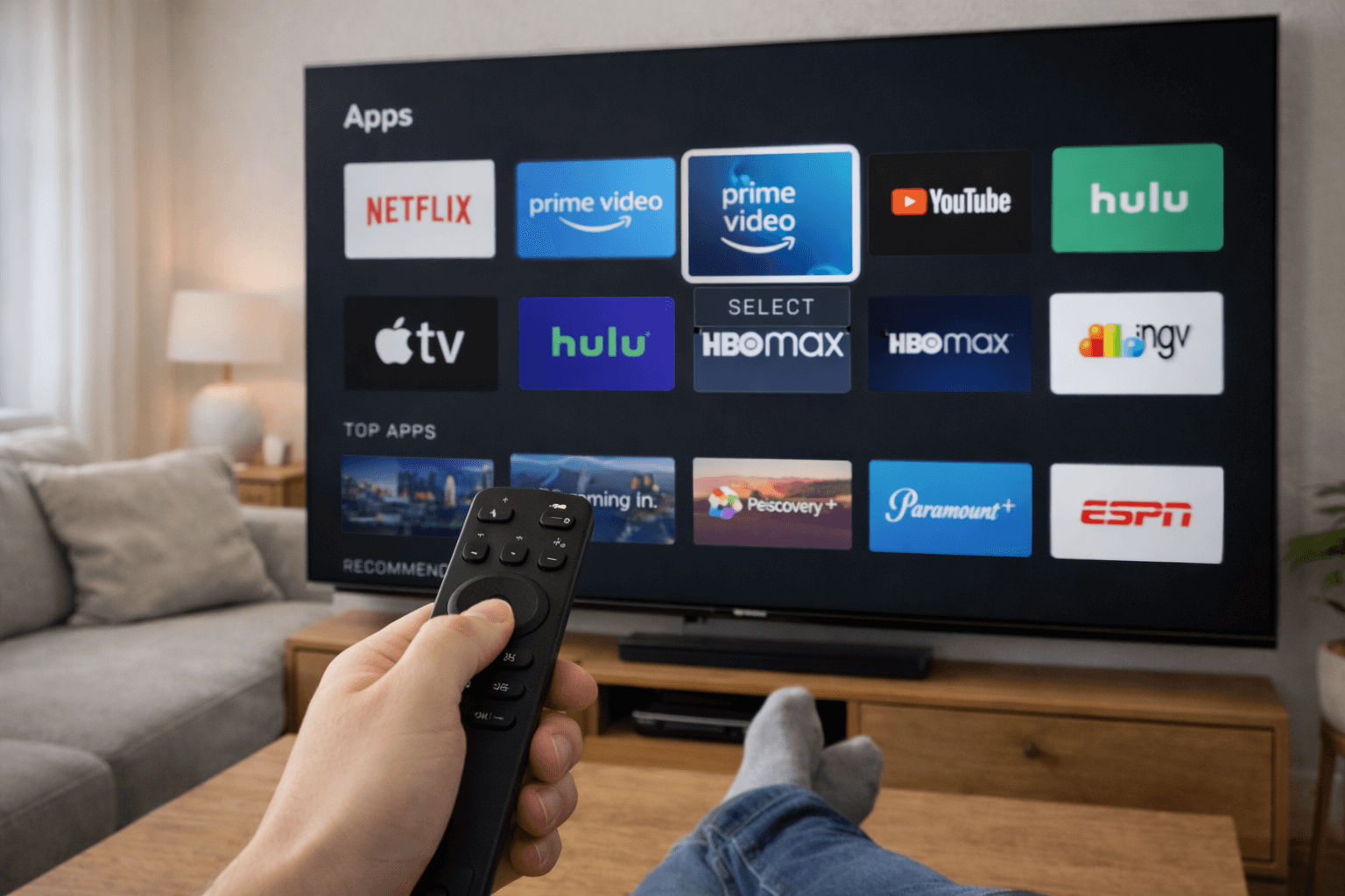 Steg 1 - Ladda ner IPTV-app till din Smart TV från appbutiken